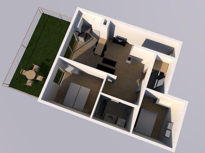 Lawendowy Zakatek - Klimatyzacja - Ogrodek - Prywatny Parking Apartment Rzeszow Bagian luar foto